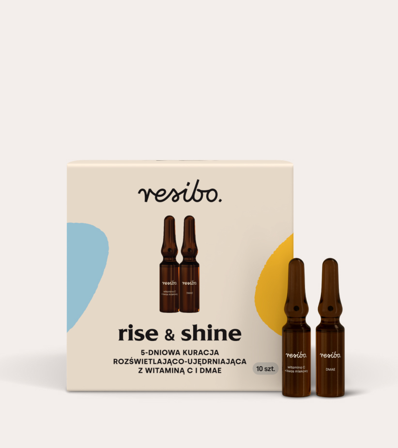 Rise & Shine 5-dniowa kuracja rozświetlająco-ujędrniająca z witaminą C i DMAE
