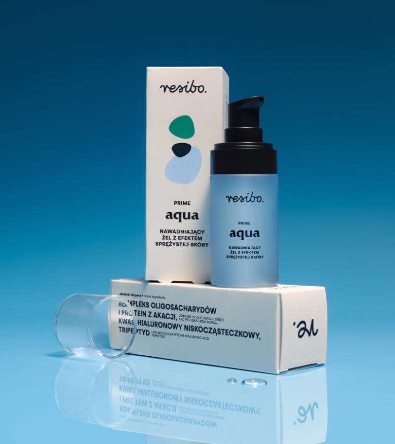 Prime Aqua nawadniający żel z efektem sprężystej skóry