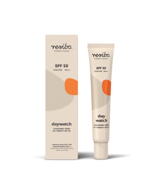 Krem do twarzy SPF 50 - Daywatch od Resibo