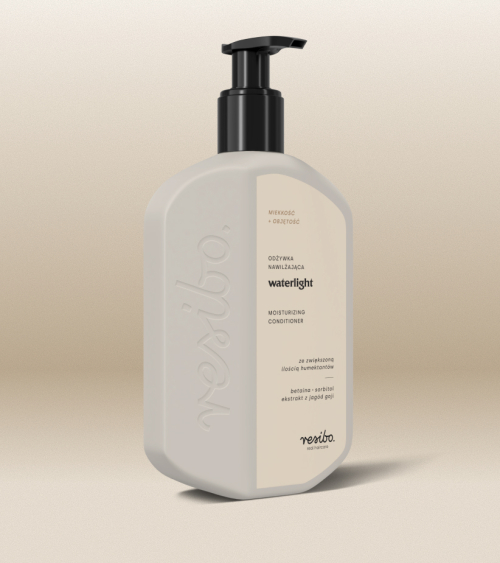 Waterlight - naturalna odżywka nawilżająca do włosów - Resibo